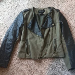 Green Moto Jacket